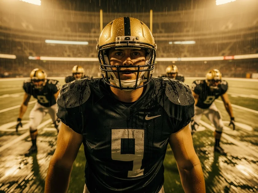 Eric Hosmer in the Kansas City Royals TV broadcast booth preparing for his 2026 analyst debut