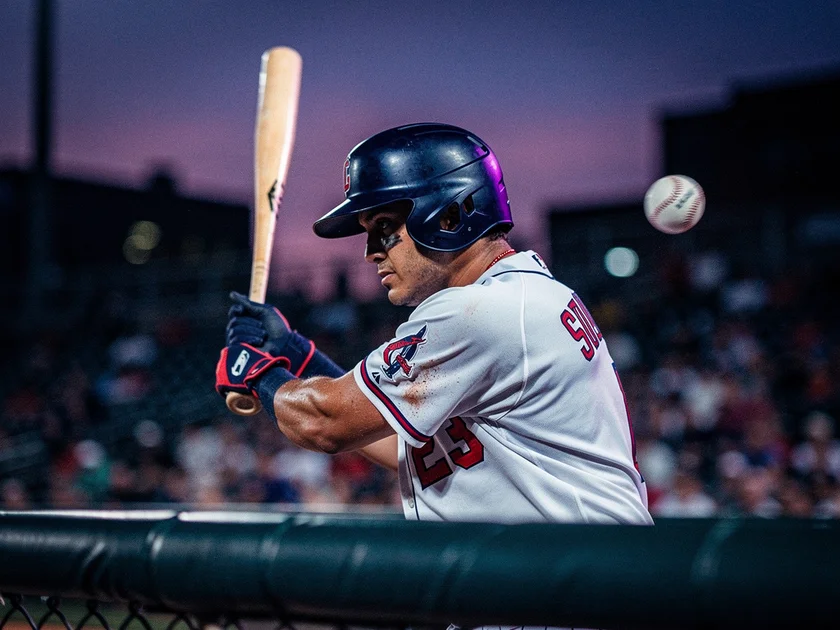 Gunnar Henderson batting for Team USA in the 2026 World Baseball Classic against Great Britain