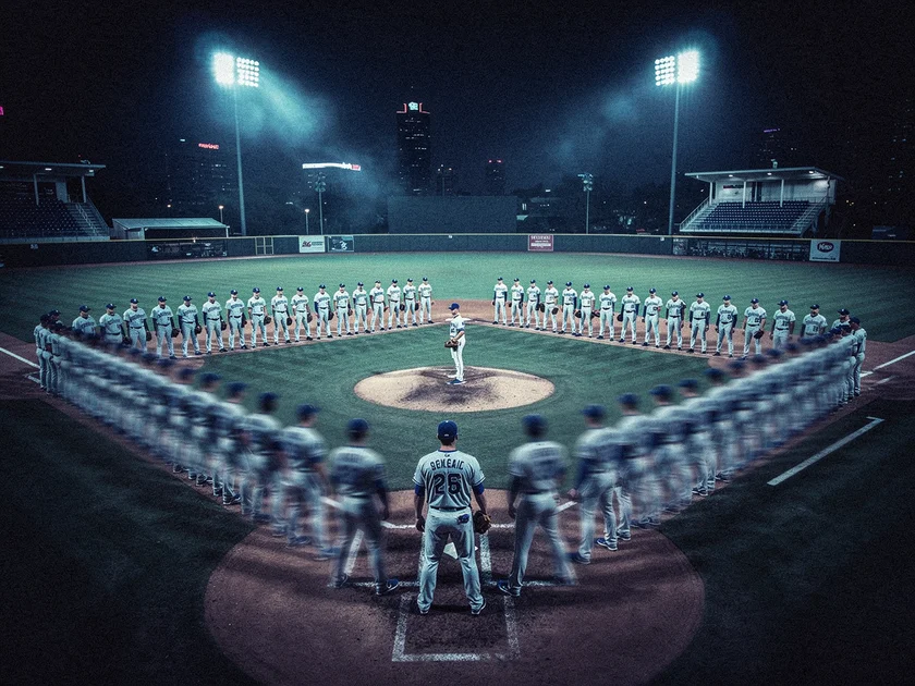 Kansas City Royals pitcher warming up during 2026 Cactus League spring training at Surprise Stadium