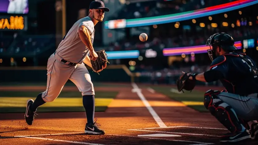 New York Mets pitcher David Peterson delivering a pitch during 2026 spring training exhibition game