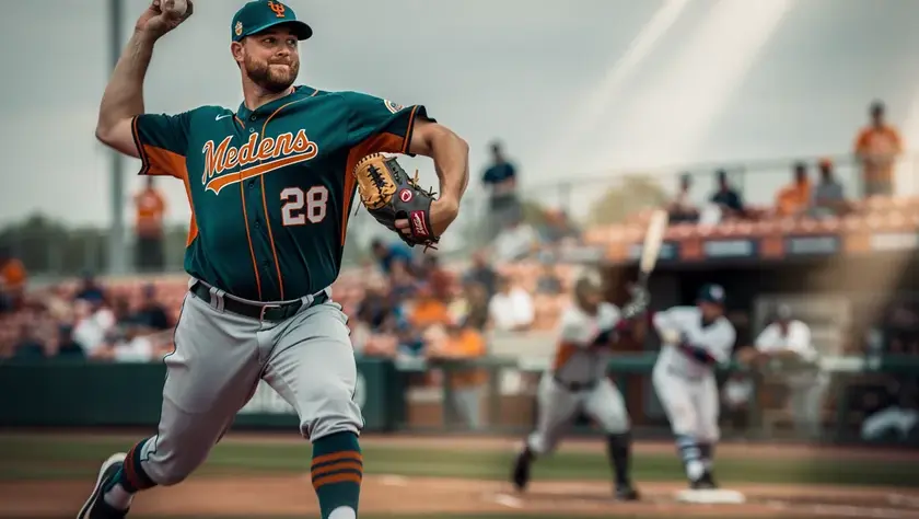 Washington Nationals pitcher Cade Cavalli delivering a fastball during 2026 Grapefruit League spring