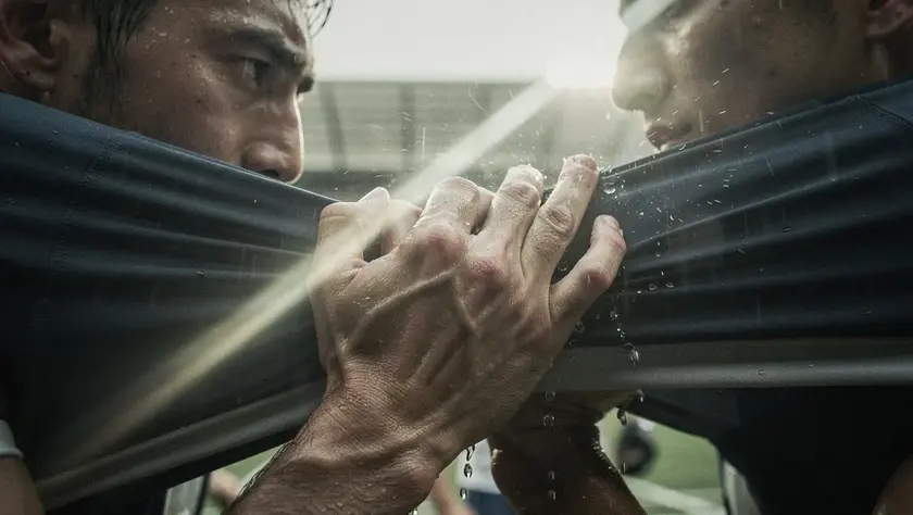 Ryan Weathers delivering a pitch in Yankees spring training, carrying an MLB World Series family leg